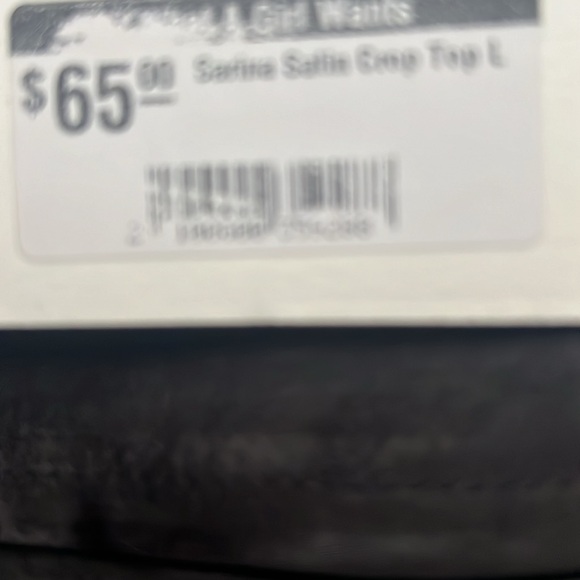 NWT By Together Satin Crop Top - Large - Picture 4 of 4